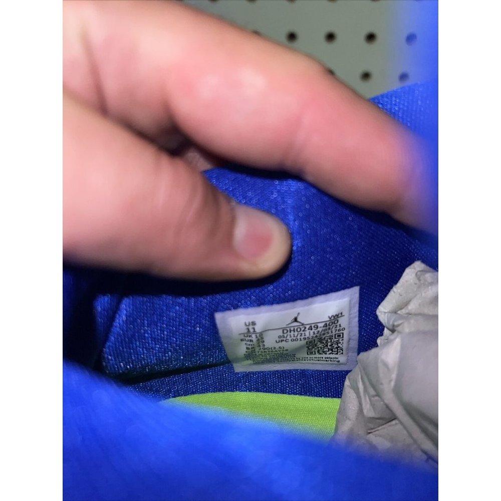 Jordan Zoom Seperate Mens Athletic Basketball Shoes Size 11 Blue DH0249-400 - Picture 8 of 9